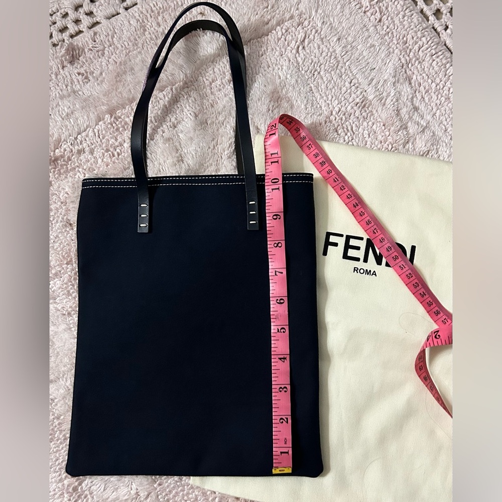 🚨Fendi Leather/Canvass Tote Bag 🚨host picked item - Picture 5 of 9